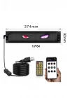 ÇOK SATAN Rp937 Led Matrix Panel 16x64cm Telefon Kontrollü Kayar Led Animasyon Aydınlatma