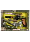 ÇOK SATAN S00004308 ASKER SİLAH SET BIÇAK/SİLAH IŞIK/SES 6PR