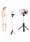 ÇOK SATAN Selfie Çubuğu Tripod Bluetooth Kumandalı Selfie Çubuğu Telefon Tutucu