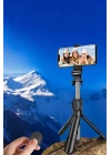 ÇOK SATAN Selfie Çubuğu Tripod Kumandalı Telefon Tutucu Siyah
