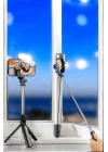 ÇOK SATAN Selfie Çubuğu Tripod Kumandalı Telefon Tutucu Siyah