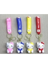 ÇOK SATAN Silikon Hello Kitty Anahtarlık Alk4248