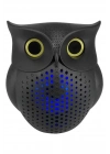 ÇOK SATAN Siyah Bluetooth Hoporlör Baykuş Speaker Bluetooth 5.0 Bağlantılı