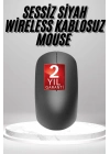 ÇOK SATAN Siyah Kablosuz Mouse Wireless Mouse Minimal Tasarım