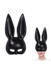 ÇOK SATAN Siyah Renk Ekstra Lüks Uzun Tavşan Maskesi 35x16 Cm