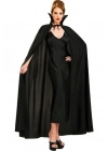 ÇOK SATAN Siyah Renk Yakalı Halloween Pelerini 120 Cm
