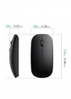 ÇOK SATAN Siyah Wireless Kablosuz Sessiz Mouse Bluetooth Bağlantılı