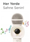 ÇOK SATAN Taşınabilir Rgb Işılı Sevimli Figürlü Mikrofonlu Karaoke Bluetooth Hoparlör Krem