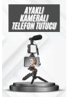 ÇOK SATAN Telefon Tutucu Mikrofonlu Işıklı Youtuber Video Kayıt