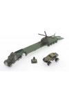 ÇOK SATAN Tır Arazi Aracı ve Helikopterli Metal Askeri Araç Seti