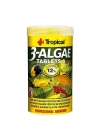 ÇOK SATAN Tropical 3-Algae Tablet A Tatlı ve Tuzlu Su Balıkları için Yosunlu Yem 36 Gr 80 Adet