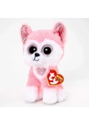 ÇOK SATAN Ty Beanie Boos Peluş Köpek Pembe Husky Hunk 15 cm
