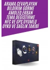 ÇOK SATAN Unısex Yuvarlak Ekranlı 7 Kordonlu Akıllı Saat GPS Destekli Çoklu Kordon Seçeneği
