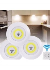 ÇOK SATAN Uzaktan Kumandalı 3 Lü Spot Led Lamba Kablosuz Pilli Işıldak