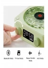 ÇOK SATAN Waves Nostalji Plak Görünümlü Bluetooth Hoparlör 3d Ses Dalgası Retro Müzik Plak Yeşil