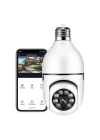 ÇOK SATAN WiFi 360 Panoramik Ampul Kamera Gece Görüş Ses Akıllı Hareket Algılayıcı