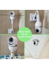 ÇOK SATAN Wifi 360 Panoramik Ampul Kamera Gece Görüş Sesli Akıllı Hareket Algılayıcı