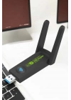ÇOK SATAN Wifi Adaptör Çift Bantlı Kablosuz Wifi Adaptörü