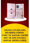 ÇOK SATAN Wireless Şarjlı Akıllı Saat ve Dijital Göstergeli Kablosuz Bluetooth Kulaklık Nabız Ölçer