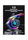 ÇOK SATAN Y21 Rgb Işık Efektli Intercom Bluetooth Motosiklet Kask Kulaklığı Intercom Kulaklık