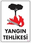 ® Yangın Tehlikesi Uyarı Levhası 25x35 KOD:851