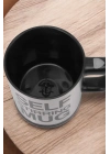 ÇOK SATAN Yazılı Mug Kupa Karıştırıcı Özelliği Ve Paslanmaz Çelik