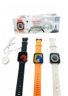 ÇOK SATAN Yeni Model Akıllı Saat Ultra Smart Watch Gümüş Kasa 45mm Titreşim