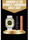 ÇOK SATAN Yeni Nesil 3 Kordonlu Kol Saati 49 MM Amoled Ekran Akıllı Saat