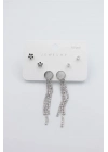Çoklu Set Küpe - Gümüş