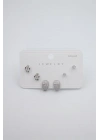 Çoklu Set Küpe - Gümüş