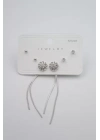 Çoklu Set Küpe - Gümüş