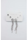 Çoklu Set Küpe - Gümüş