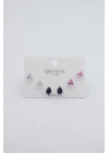 Çoklu Set Küpe - Gümüş