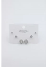 Çoklu Set Küpe - Gümüş