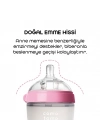 Comotomo Antikolik Silikon Biberon 250 ml 3-6 Ay Pembe