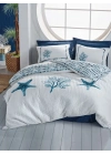 Cotton Box Maritime Ranforce Complete Set Tek Kişilik Star Lacivert
