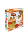 Crafy Süper Burger Oyun Hamuru Seti 200 gr. 12 Parça