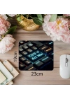 Ctrl Alt Win Neon Klavye Üzeri Mousepad - 19x23 cm 2 mm Dikdörtgen İthal Baskılı Mouse Pad