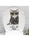Decohandy Klozet Etiketi Leave Me Alone