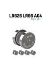 LR626 LR66 AG4 1.55V 10 Adet Alkaline Pil