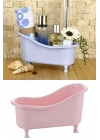 ®  Dekoratif Mini Küvet Şeklinde Çok Amaçlı  Banyo Düzenleyici Sepet