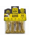Delibon Deri Köpek Çiğneti Pres Kemik 4x7cm Natural