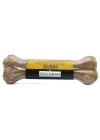 Delibon Deri Pres Vakumlu Kemik Köpek Ödülü Naturel 15 Cm 1 Adet