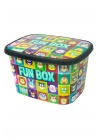 Desenli Eğlenceli Mega Oyuncak Kutusu 50 Lt. Royaleks-M11851