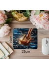 Dinamik Kod + Kahve Etkileşimli Mouse Pad - 19x23 cm 2 mm Dikdörtgen İthal Baskılı Mouse Pad