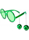 Disko Toplu Küpeli Parti Gözlüğü Yeşil Renk