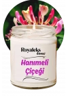 Doğal Özel Seri Kokulu Dekoratif Kavanoz Mum 210 cc - Hanımeli Esansı - RYL