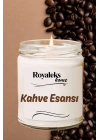 Doğal Özel Seri Kokulu Dekoratif Kavanoz Mum 210 cc - Kahve Kokusu Esansı - RYL