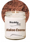 Doğal Özel Seri Kokulu Dekoratif Kavanoz Mum 210 cc - Kakao Esansı - RYL