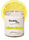 Doğal Özel Seri Kokulu Dekoratif Kavanoz Mum 210 cc - Limon Esansı - RYL